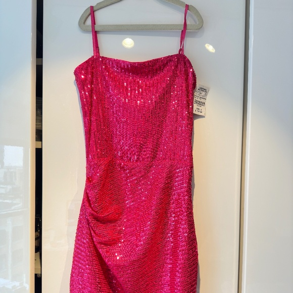 New With Tags Katie J Girls Sequin Dress size L - Picture 3 of 9